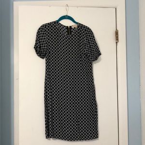 Short sleeve Michael Kors Navy/White Dress Size S